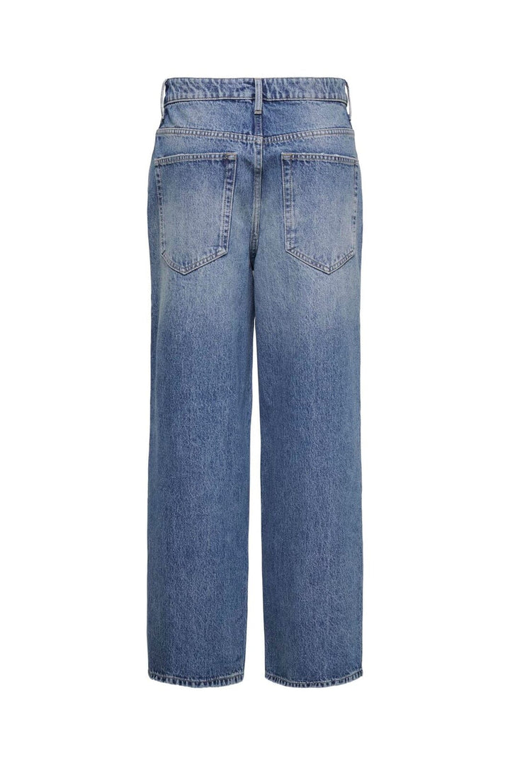 Only - Onlamber Lw Destroy Ovs Baggy Dot - 5016897 Medium Blue Denim