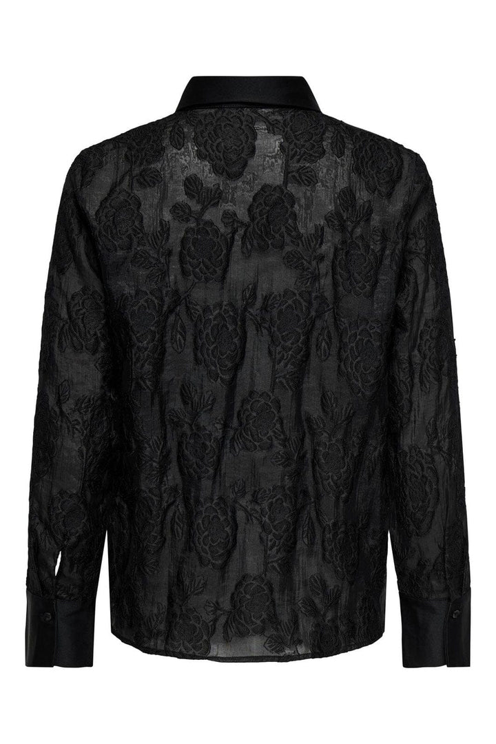 Only - Onlava Ls Shirt - 4824226 Black