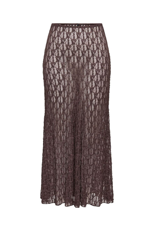 Only - Onlaya Lace Long Skirt - 5030159 Chocolate Martini