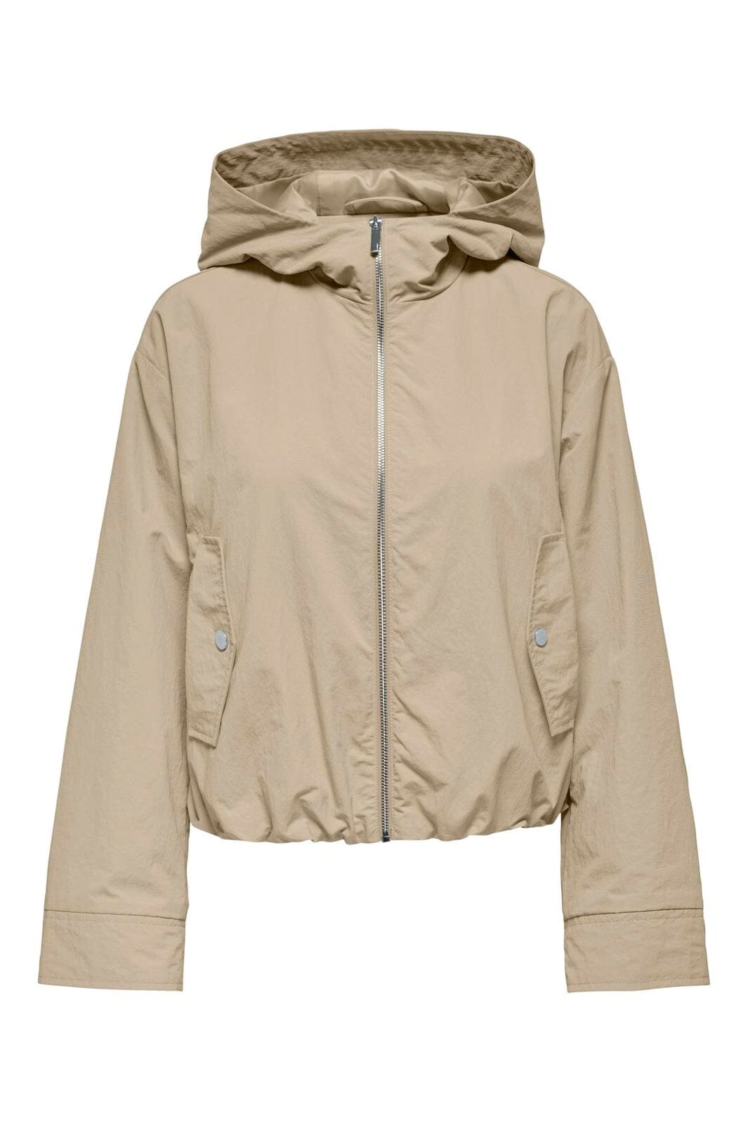 Only - Onlbealo Hood Jacket - 4705506 Humus Silver Trim