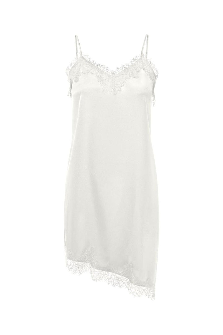 Only - Onlbella Strap Satin Lace Dress - 5083912 Cloud Dancer
