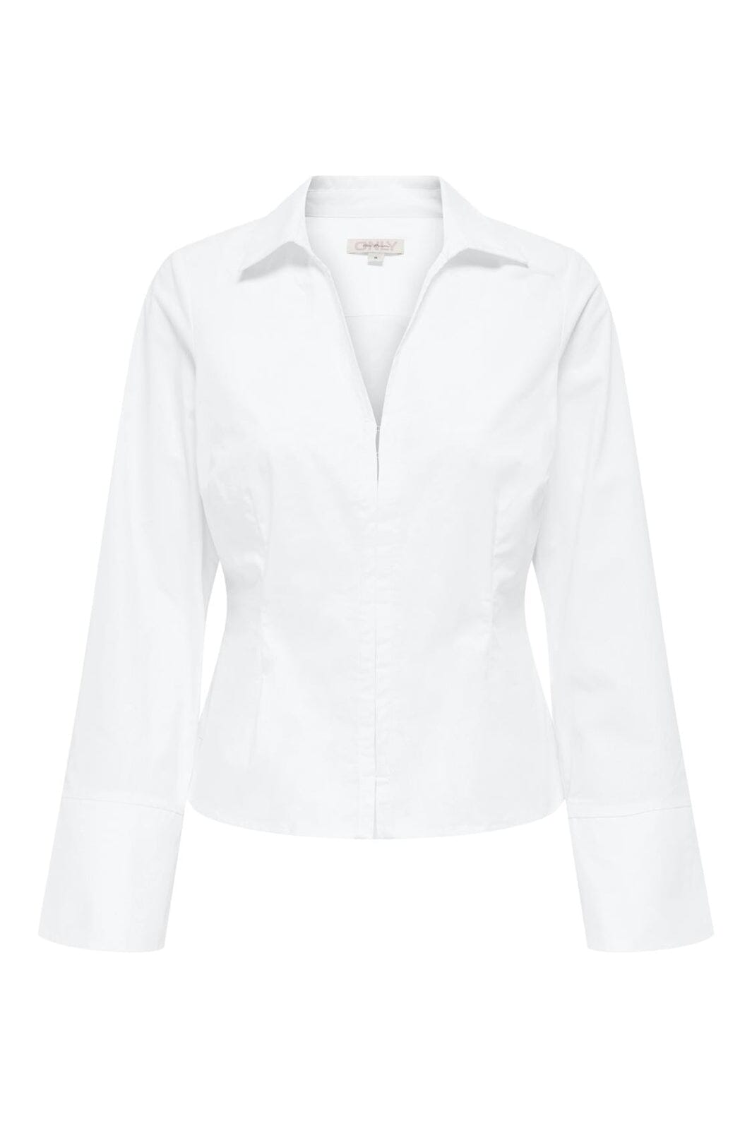 Only - Onlbeya Ls Fitted Hook Shirt - 4942456 Bright White