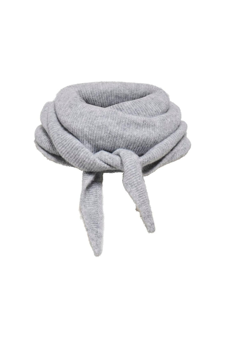 Only - Onlbolette Knitted Scarf Acc - 5008837 Light Grey Melange