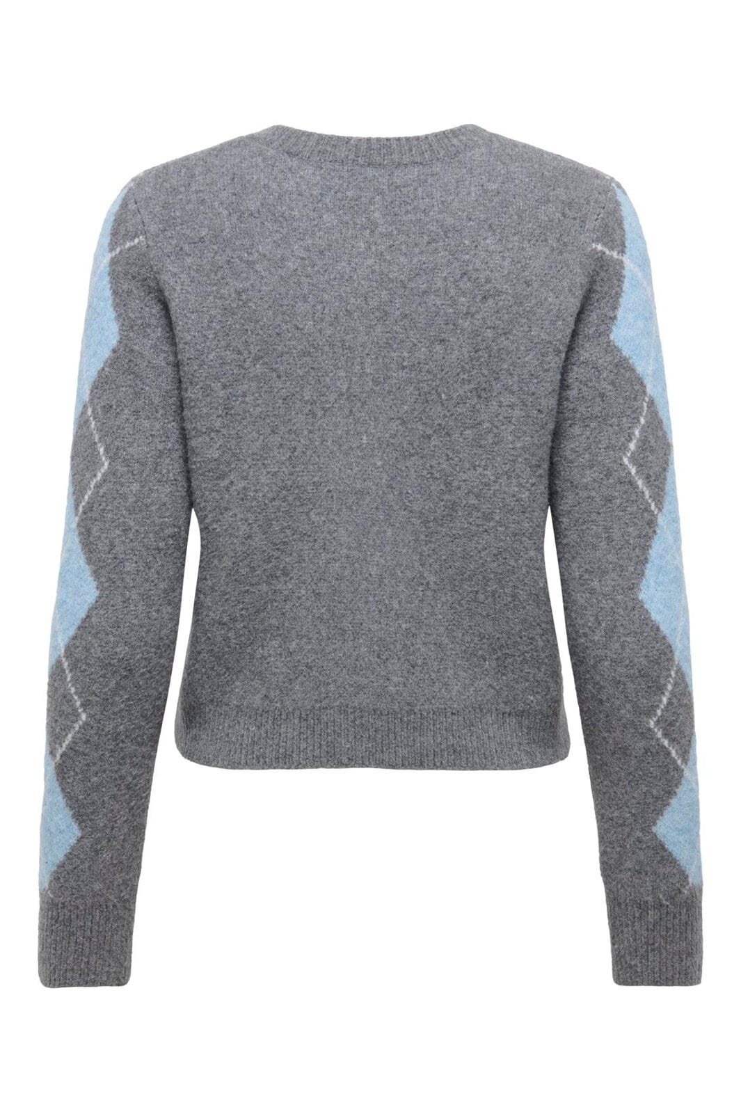 Only - Onlbrighton Life Ls Button Cardi Knt - 4960042 Medium Grey Melange Soft Chambray/Birch/Horn Button