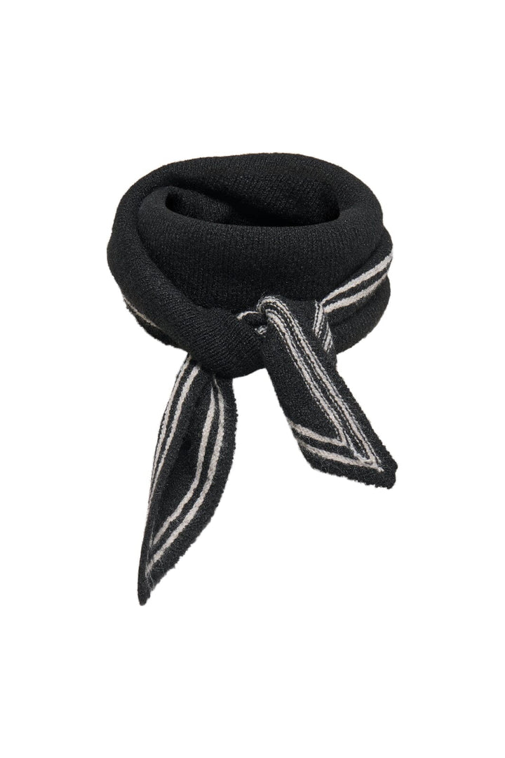 Only - Onlcamilla Knit Small Scarf Cc - 4772016 Black Birch Edge Tørklæder 
