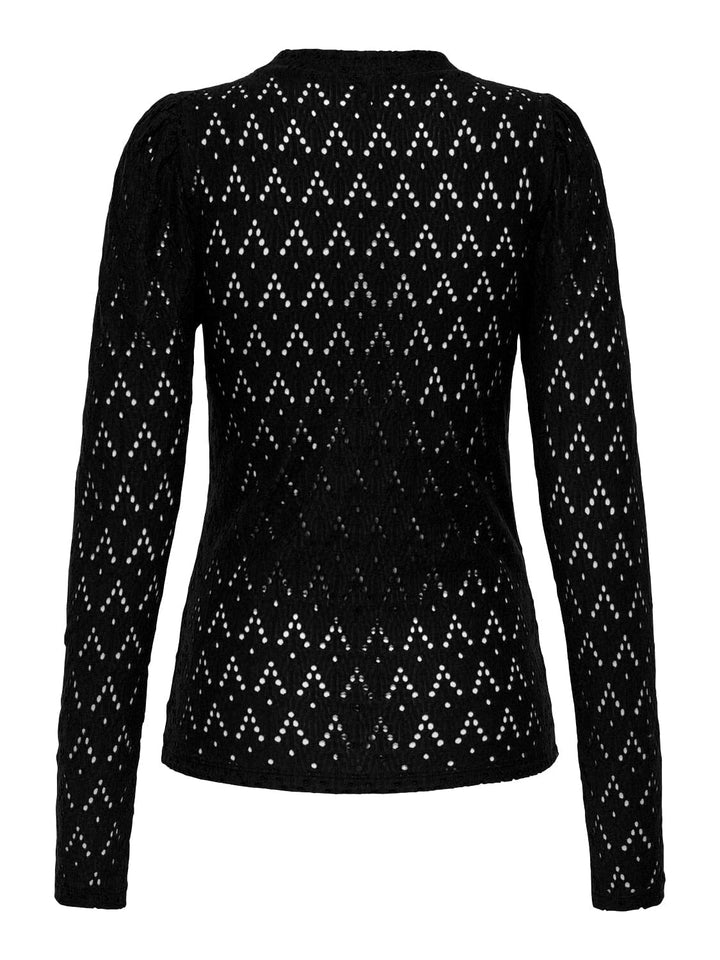 Only - Onlcattleya Life L/S Top - 4891929 Black