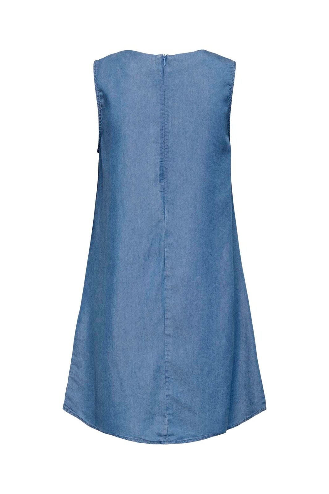 Only - Onlcharis Life Sl Short Dress Cc - 4910754 Medium Blue Denim