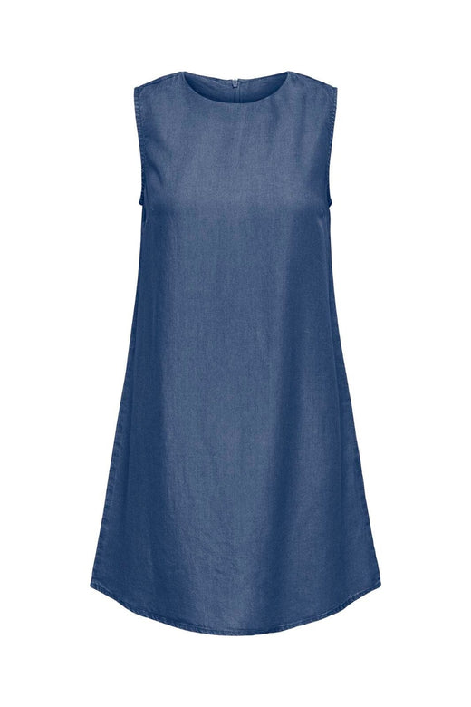 Only - Onlcharis Life Sl Short Dress Cc - 4977086 Dark Blue Denim