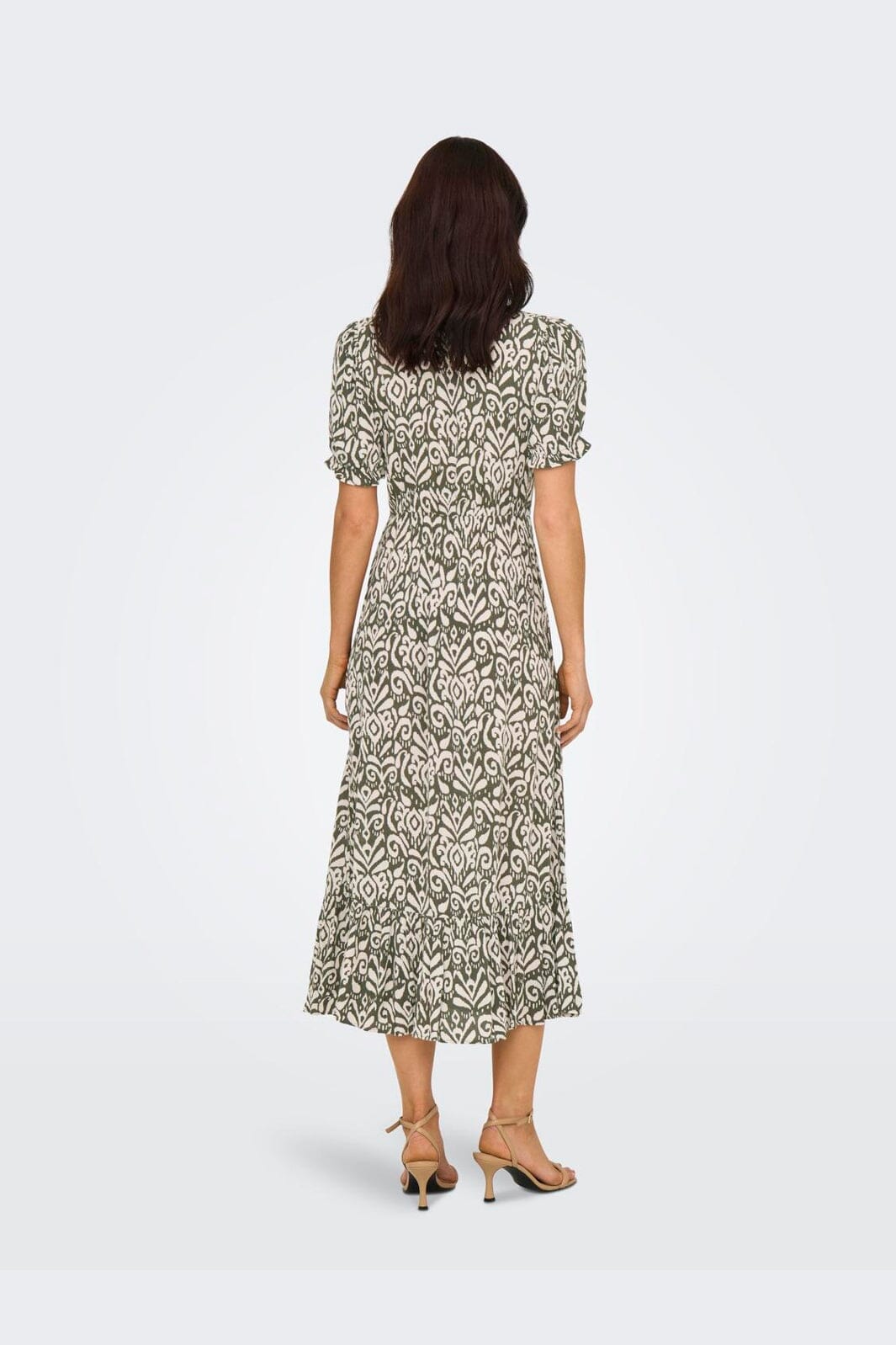 Only - Onlchianti S/S Long Dress - 4608772 Tarmac Kaja Graphic