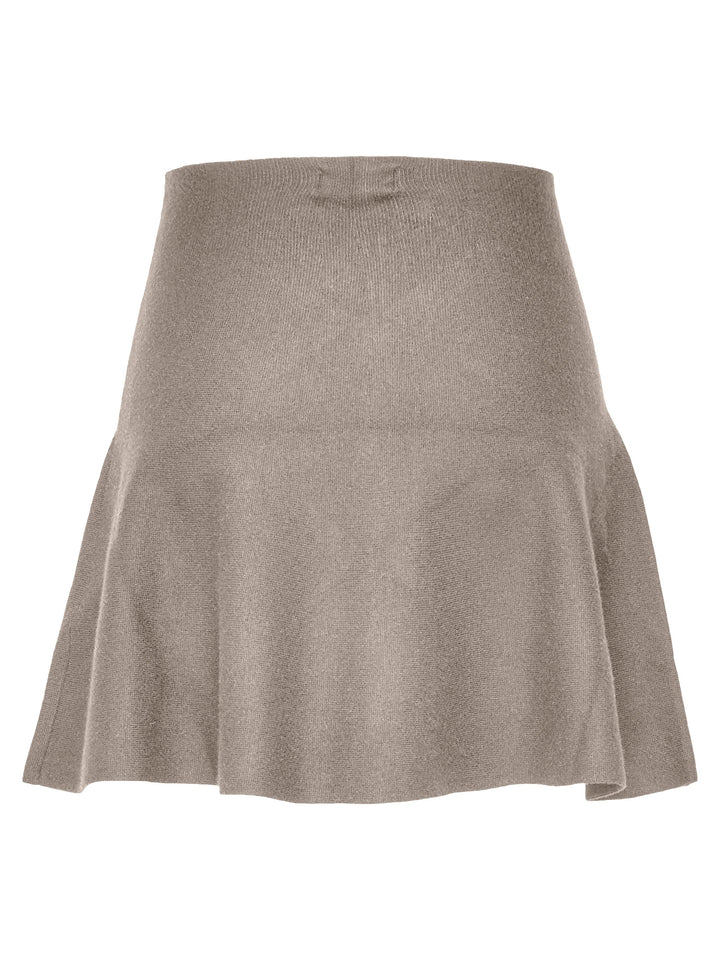 Only - Onlcoco Life Skaterskirt Cc Knt - 4851959 Fungi Melange Nederdele 