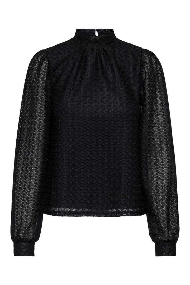 Only - Onlcolbie L/S Top Box - 4840588 Black