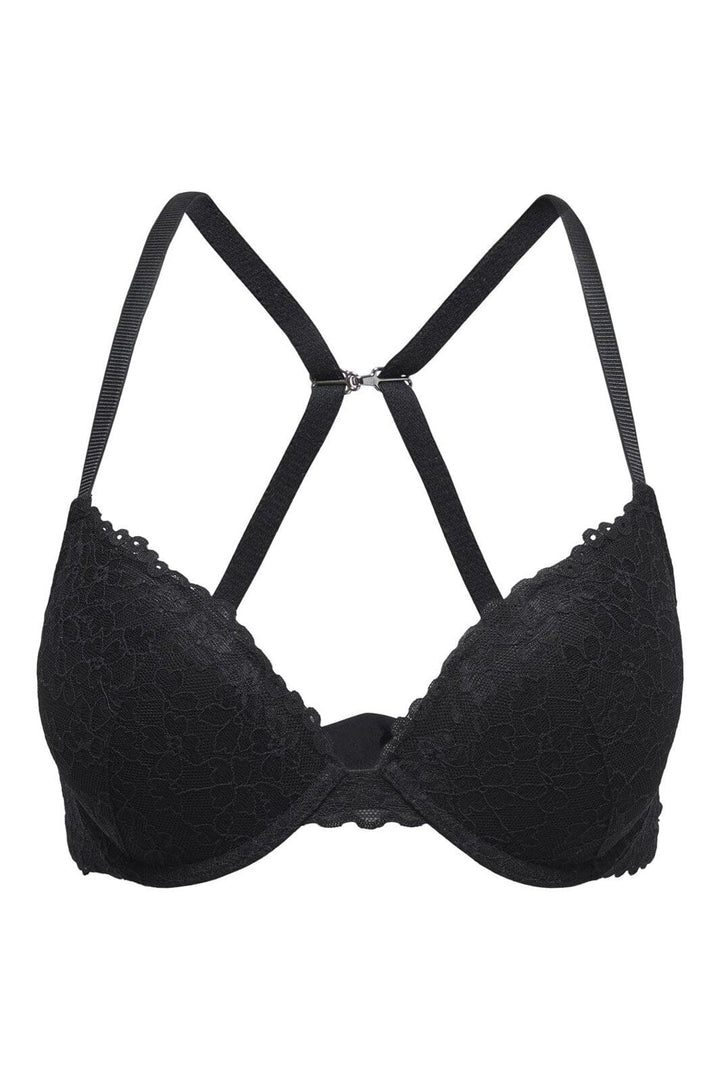 Only - Onldelicate Lace Push-Up Bra Acc - 4822266 Black