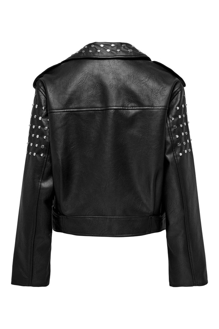 Only - Onldestiny Faux Leather Biker - 4467503 Black