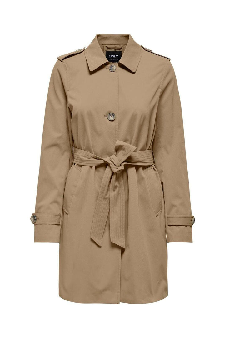 Only - Onldisa Life Sb Trenchcoat Cc - 4984166 Tannin