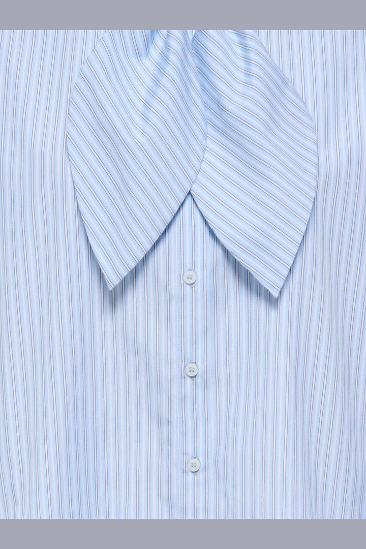 Only - Onldisako L/S Bow Detail Shirt - 5144571 Windsurfer Black & White