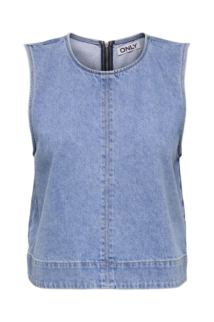 Only - Onldorsi S/L Top Sik - 4812566 Light Blue Denim
