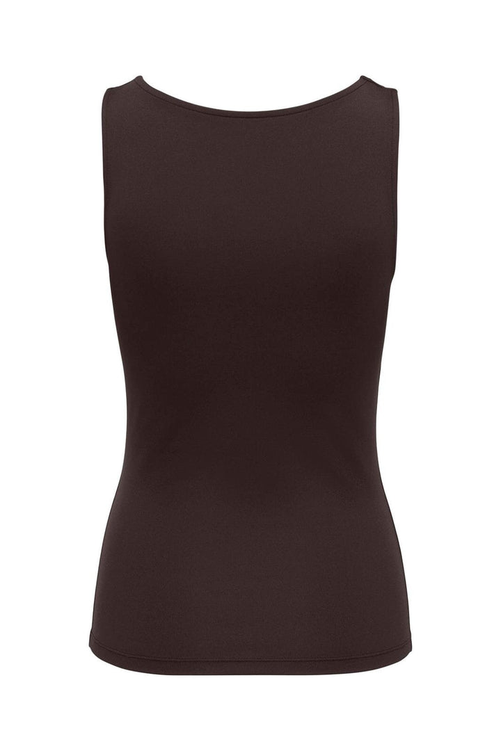 Only - Onlea S/L Boatneck Top - 5203216 Chocolate Torte