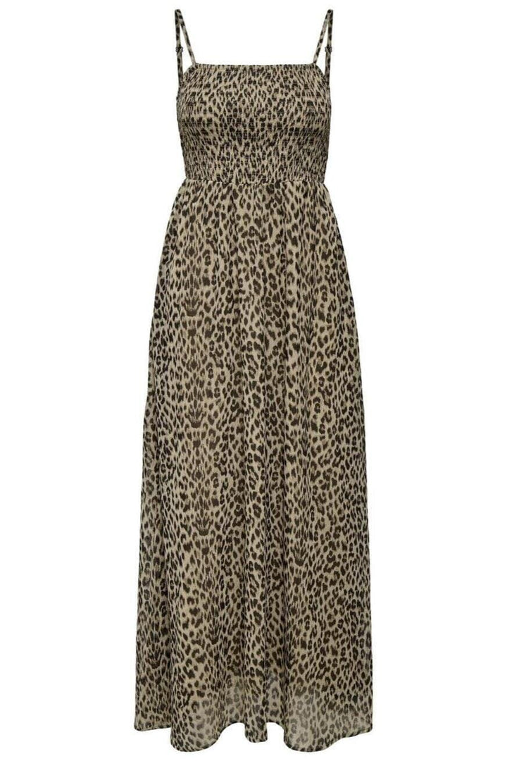 Only - Onlelena Vikki Life Strap Dress - 4872343 Black Leo