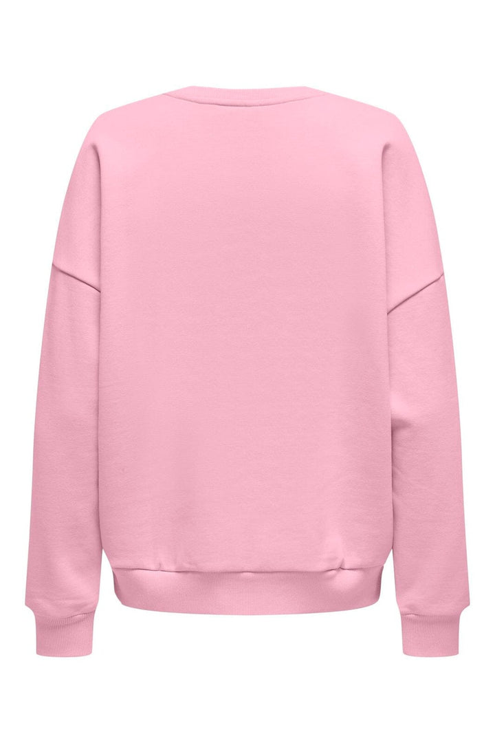 Only - Onlelo L/S Print Box Swt - 5012620 Romance Rose New York