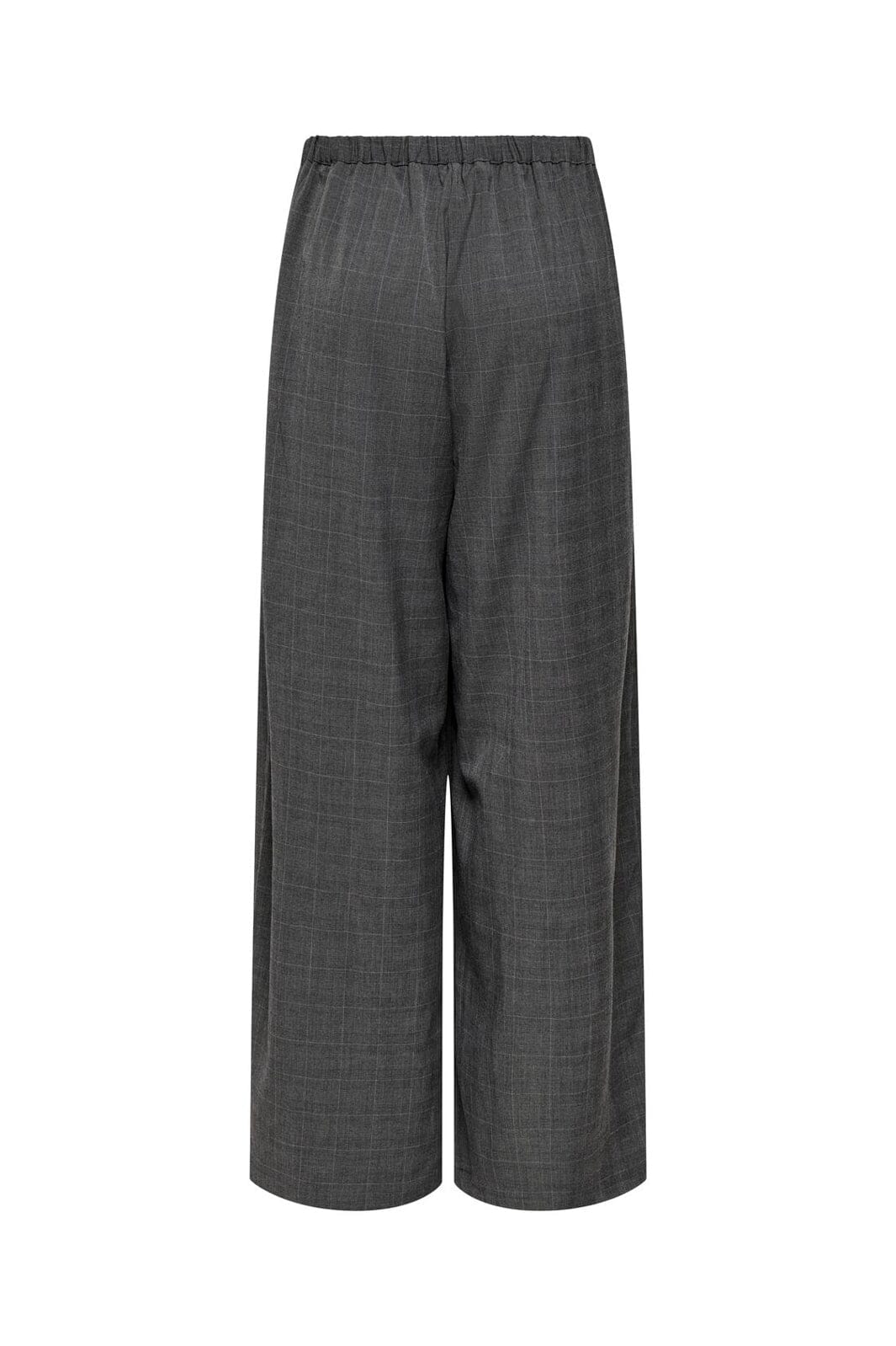 Only - Onlenia X-Wide Check Pant Cc Tlr - 5045078 Dark Grey Melange
