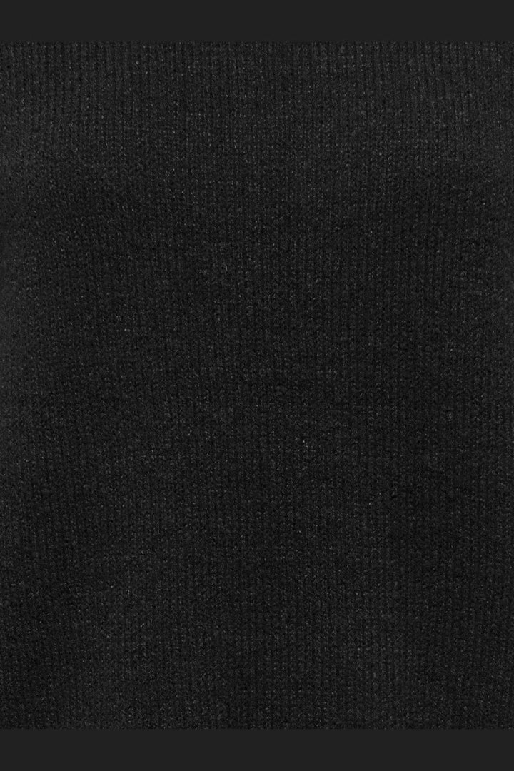 Only - Onlevie Ls Lace Mix O-Neck Knt - 5157345 Black Black Lace