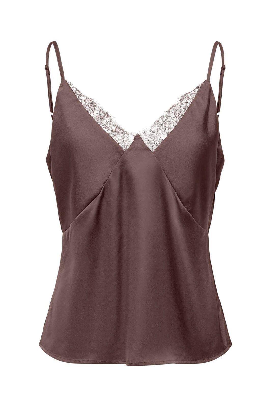 Only - Onlfaraya Strap Lace Satin Top - 5092387 Shopping Bag