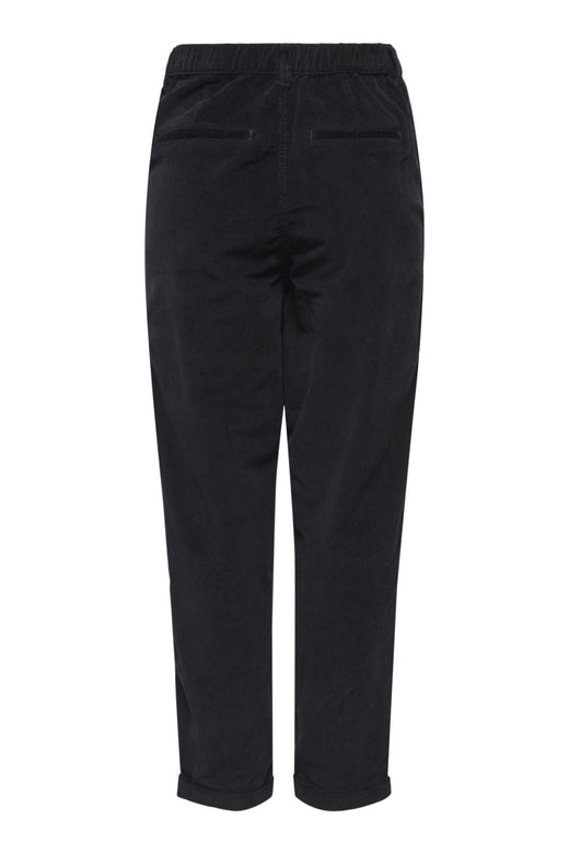 Only - Onlflora Ela Cord Carrot Pant - 4884687 Black Bukser 