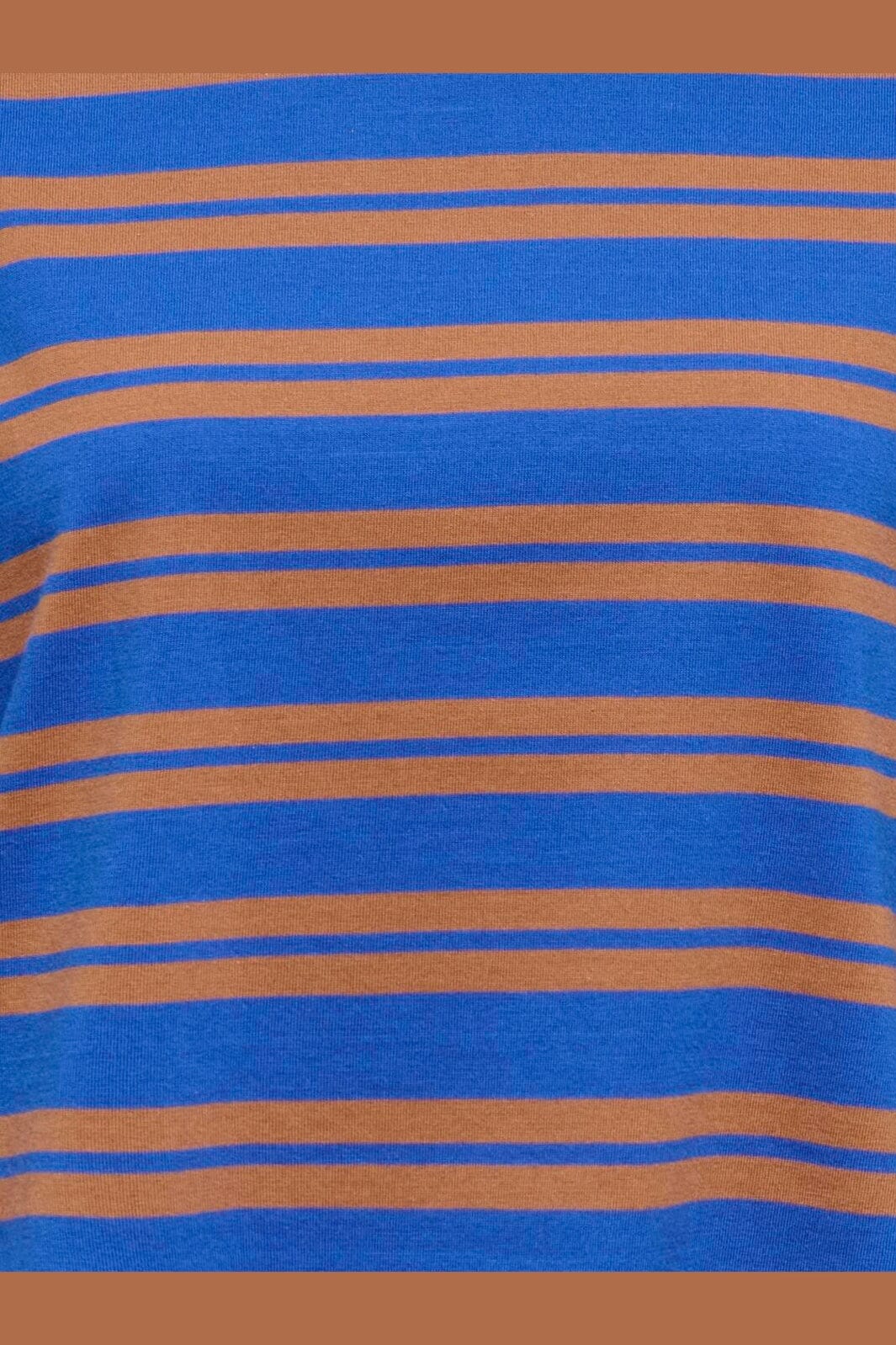 Only - Onlfreja L/S Stripe Top Cc - 5126940 Turkish Sea Freja Thin Autumn (Russet)