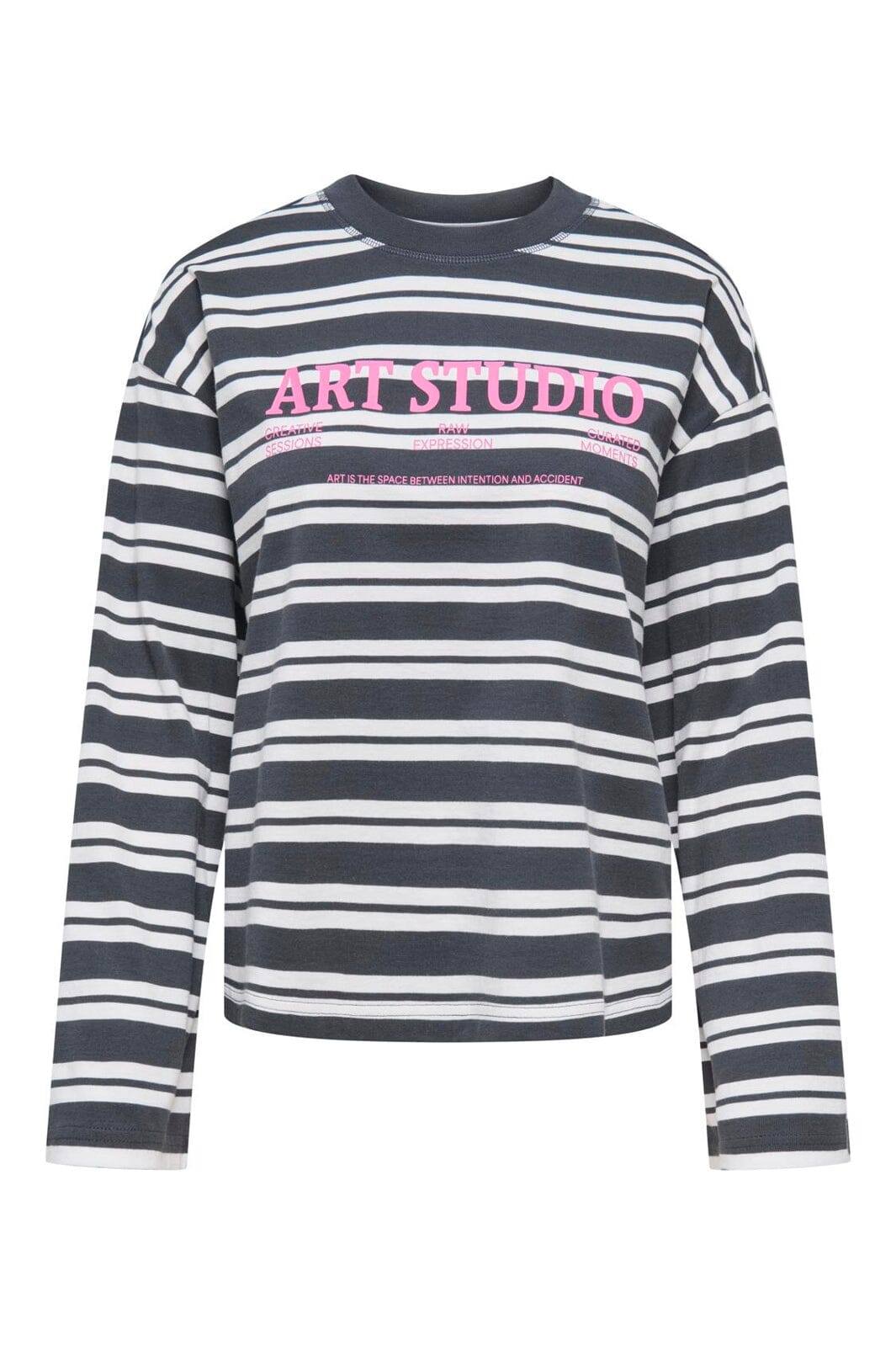 Only - Onlfreja L/S Stripe Top Cc - 5128181 Phantom Freja New Autumn (Cd) + Art Print
