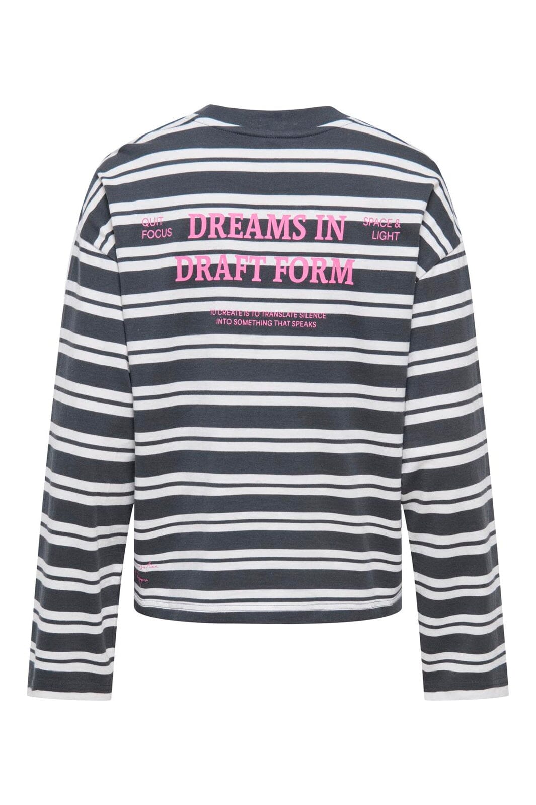 Only - Onlfreja L/S Stripe Top Cc - 5128181 Phantom Freja New Autumn (Cd) + Art Print
