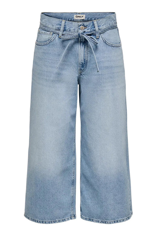 Only - Onlgianna Culotte Dot - 4978483 Medium Blue Denim Jeans 