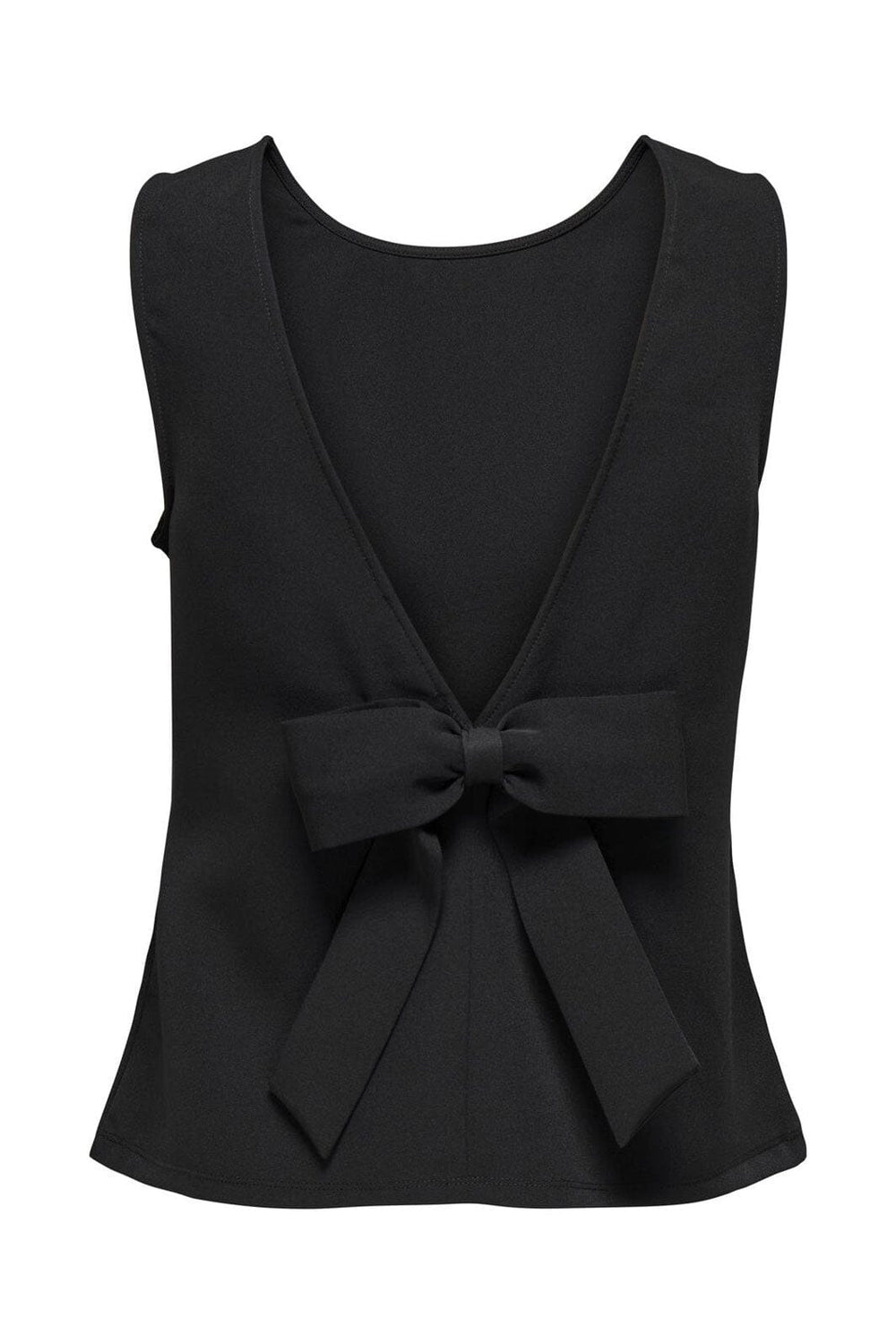 Only - Onlginie Sl Loose Bow Top - 4890292 Black