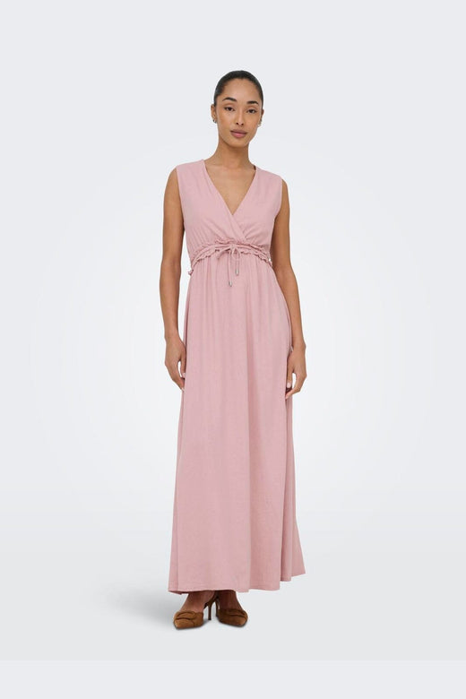 Only - Onlgoa Sl Linen Bl Long Dress Cc - 4942265 Burnished Lilac