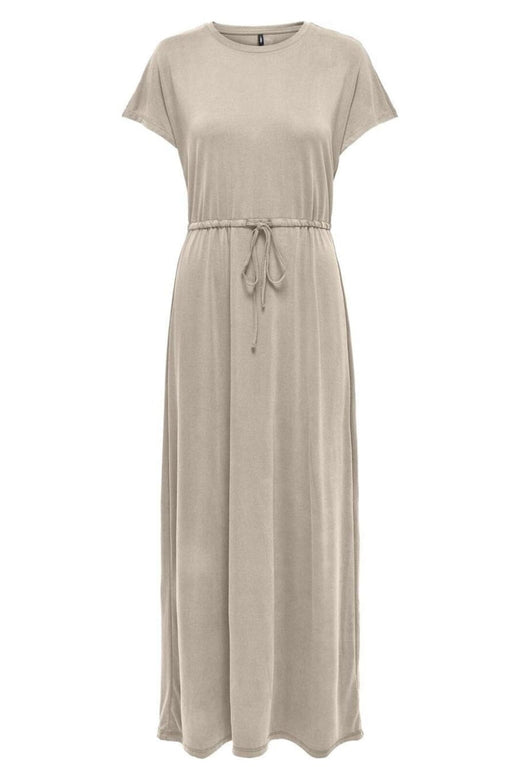 Only - Onlhannah S/S Long Dress - 4793475 Feather Gray Kjoler 