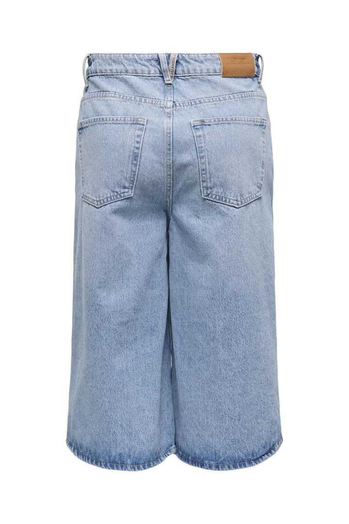 Only - Onlhope Wide Long Shorts 15344292 - 4720521 - Light Blue Denim