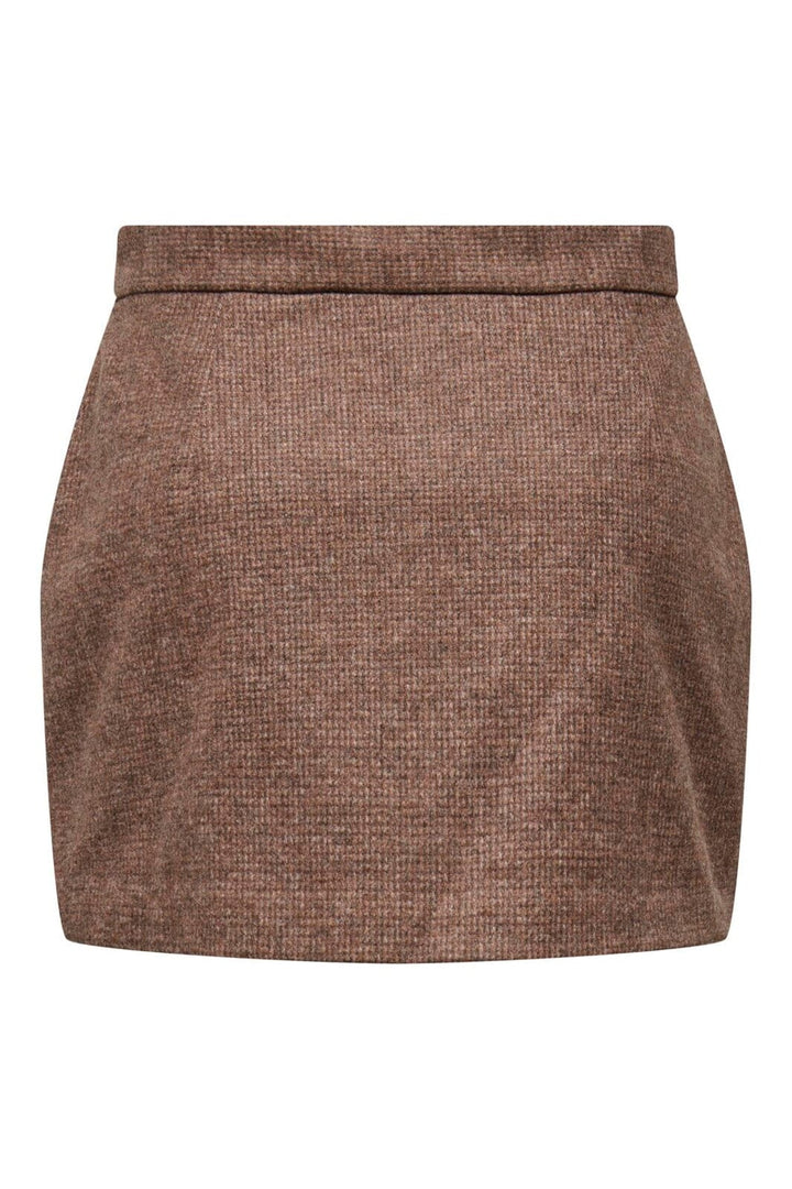 Only - Onlimmy Life Check Skirt - 4950751 Chestnut Minicheck W/Shopping Bag