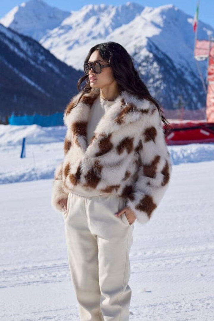 Only - Onljamie Faux Fur Jacket Cc - 4782991 Birch Cow Jakker 