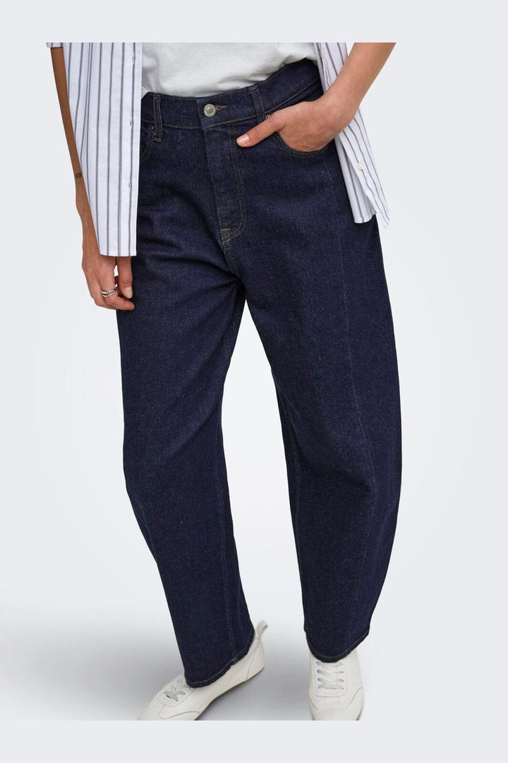 Only - Onljessica Barrel Ankle Azg421 - 5198926 Dark Blue Denim