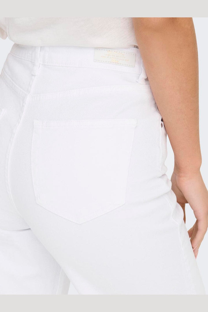 Only - Onljuicy Wide Leg Rea - 4168130 White
