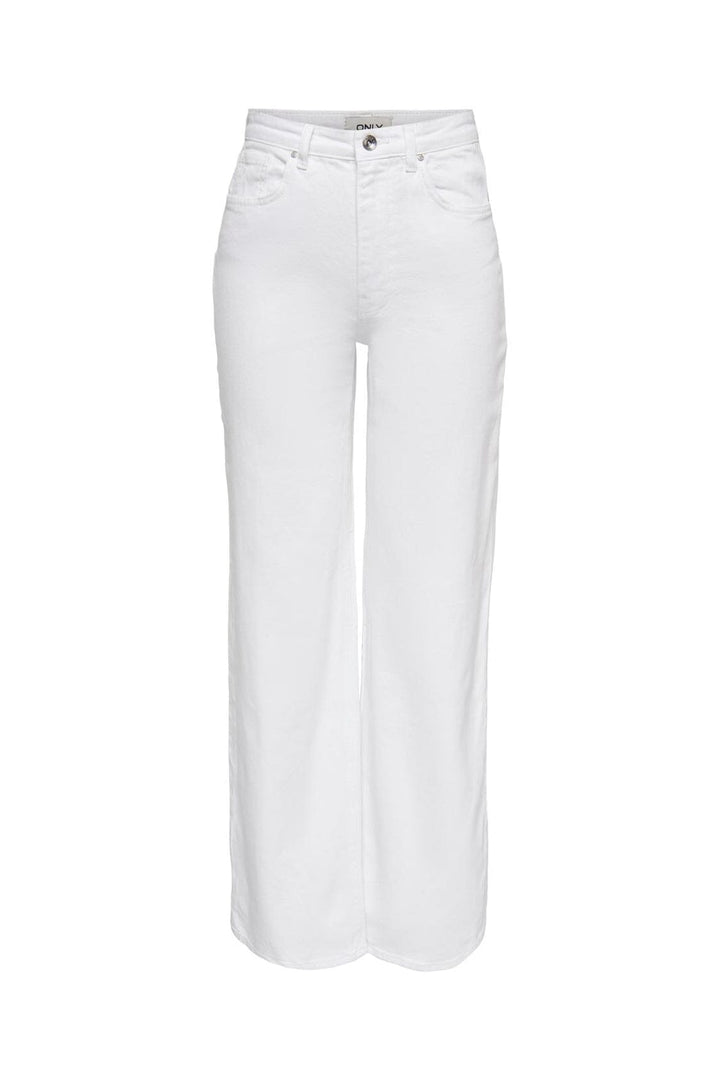 Only - Onljuicy Wide Leg Rea - 4168130 White