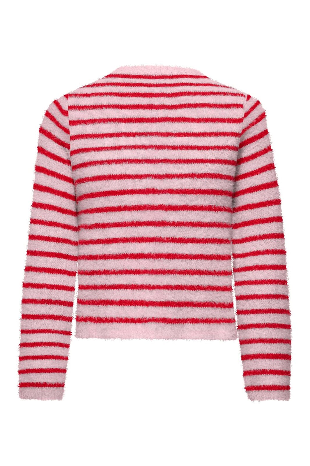 Only - Onlkerry Ls Button Cardigan Cc Knt - 5100856 Pale Lilac True Red/Silver Heart Button