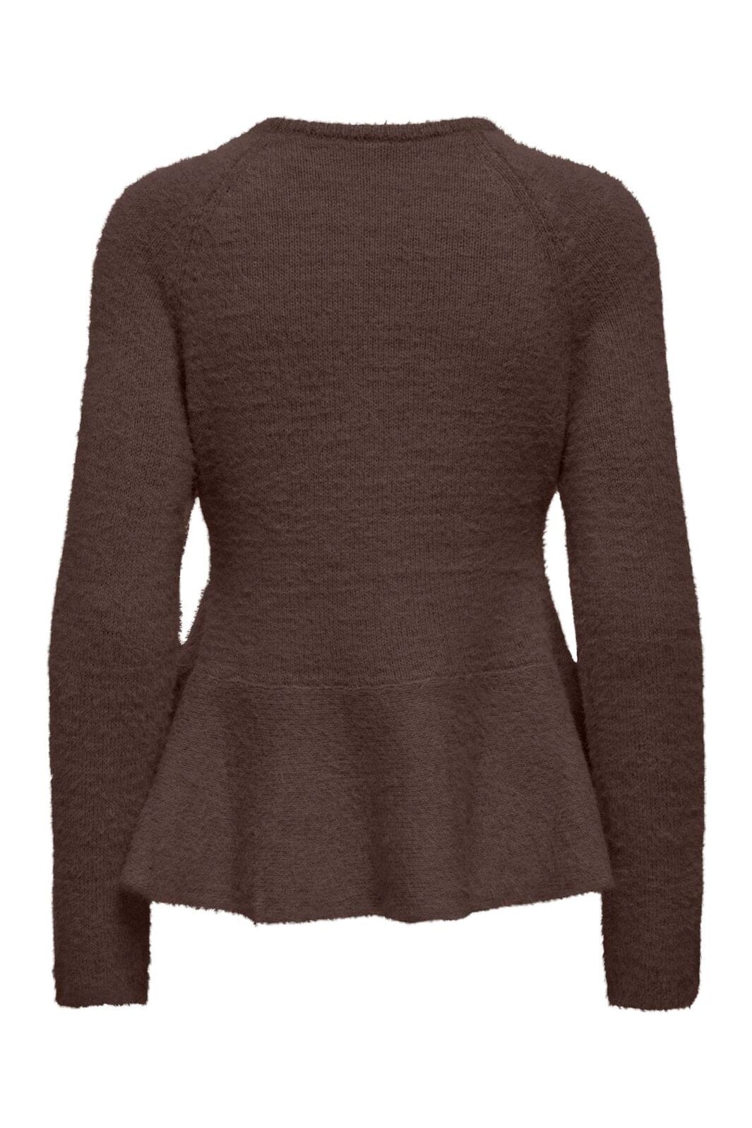 Only - Onlkerry Ls Peplum O-Neck Cc Knt - 5100811 Bracken