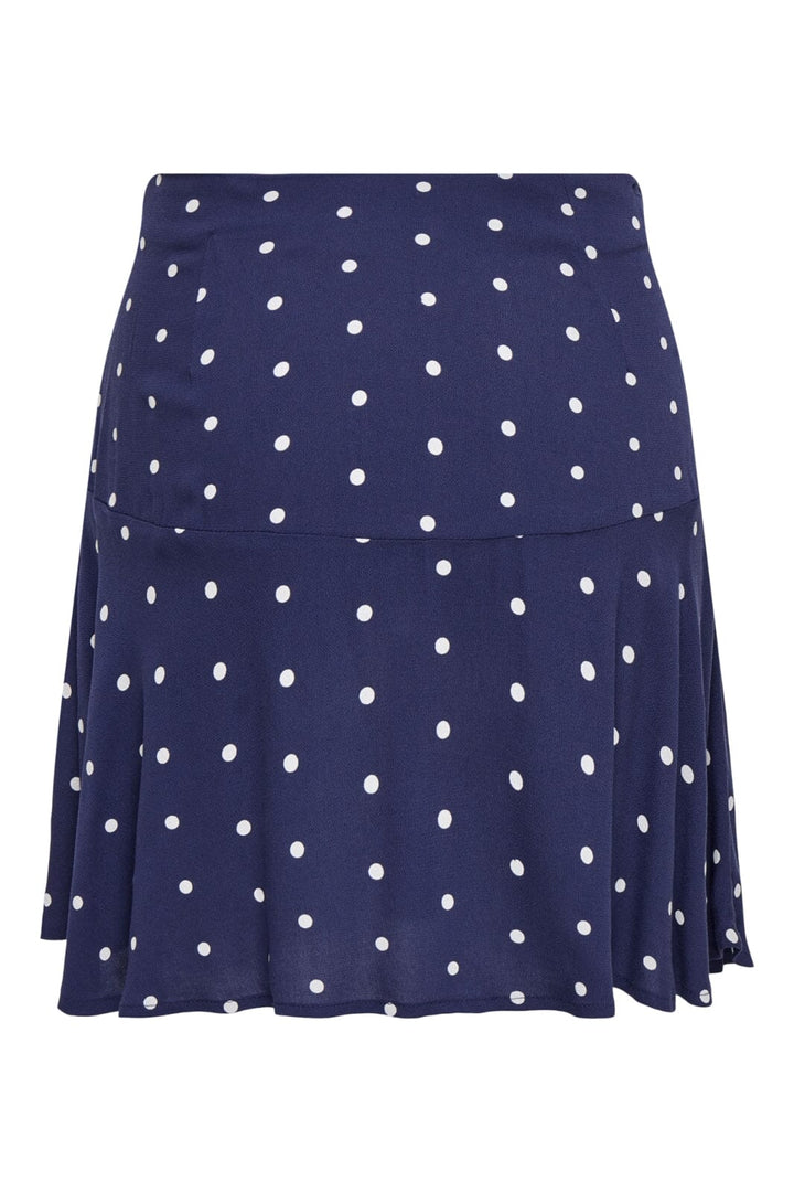 Only - Onlkeshav Short Skirt - 4991003 Patriot Blue Dots Nederdele 