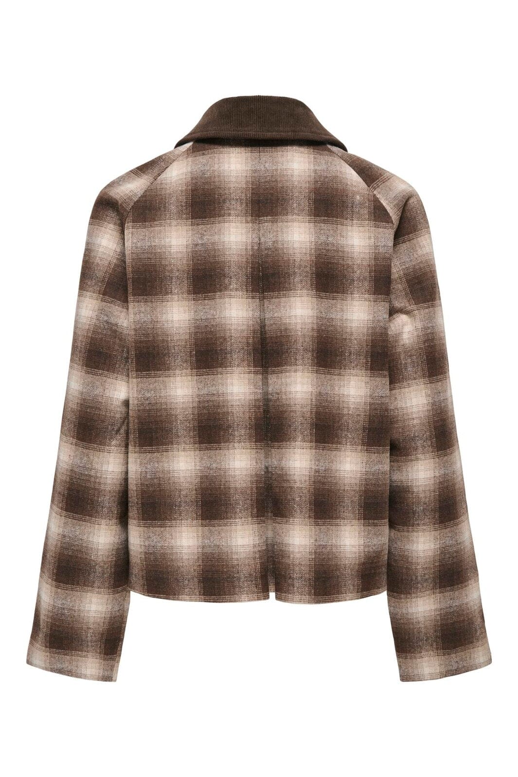 Only - Onlkine Checked Cord Jacket Cc - 5009421 Chocolate Martini