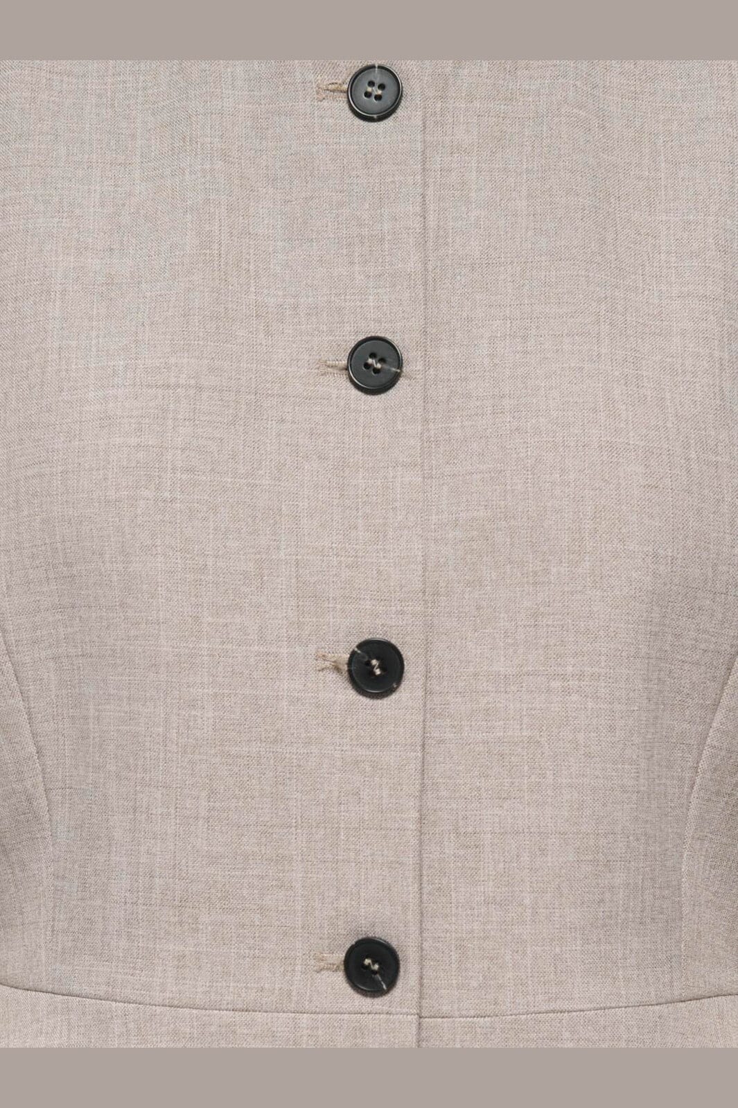 Only - Onllinda S/S Peplum Blazer Tlr - 5111137 Fungi Melange