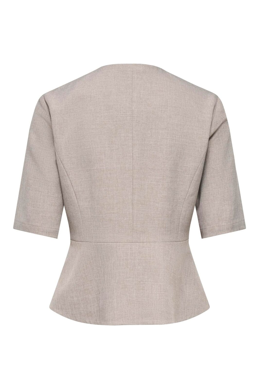Only - Onllinda S/S Peplum Blazer Tlr - 5111137 Fungi Melange