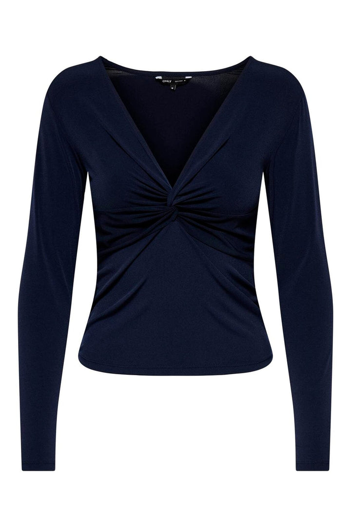 Only - Onllone Life L/S Knot Top - 5072421 Night Sky