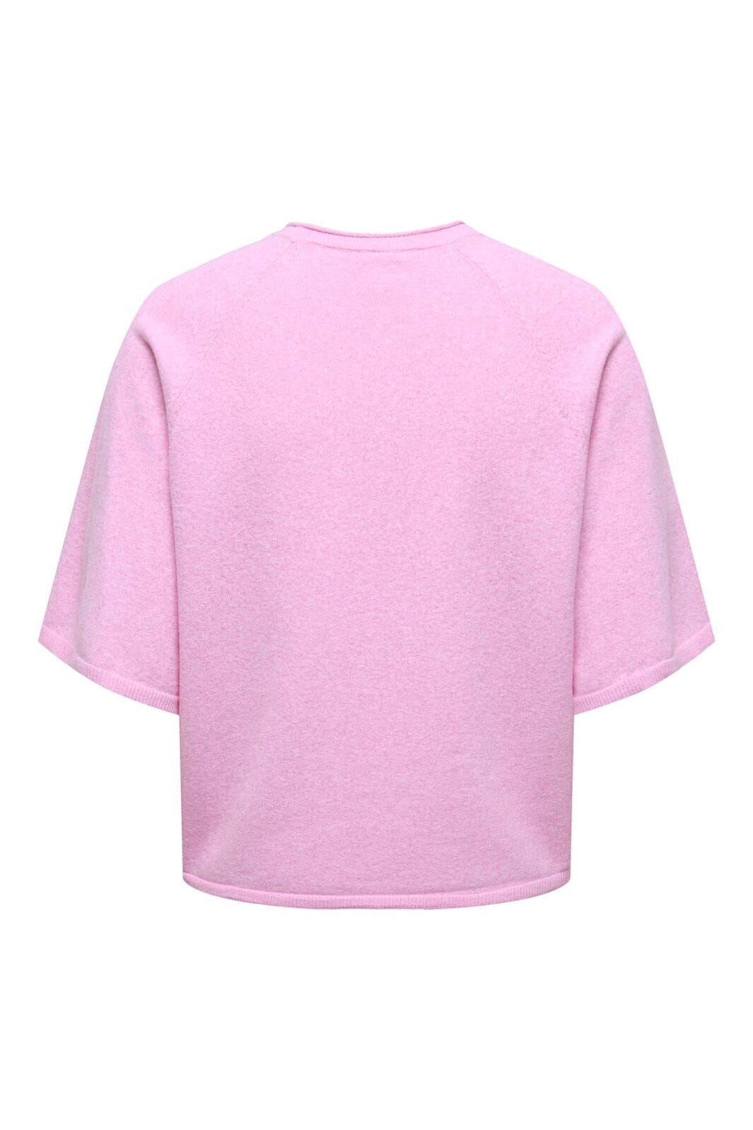 Only - Onlloyal 2/4 O-Neck Knt - 4983477 Super Pink Melange