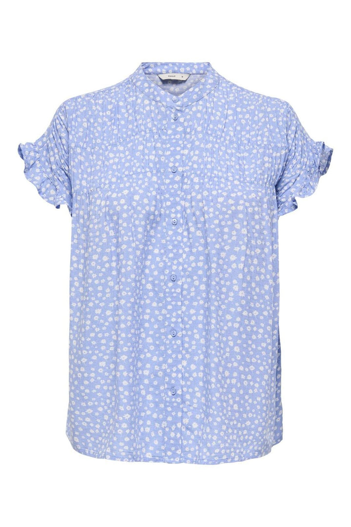 Only - Onlluna Life S/S Shirt - 4890360 Grapemist Luna Flower