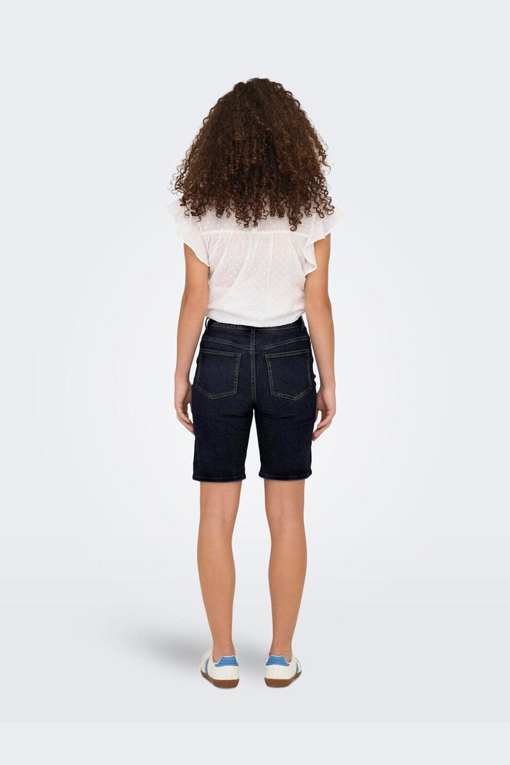 Only - Onlmadison Blush Shorts Cro - 4968659 Dark Blue Denim Rinse